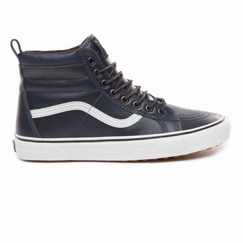 Damske Zimne Topanky Vans Sk8-Hi Mte Sky Captain/Leather VA73PEBHA